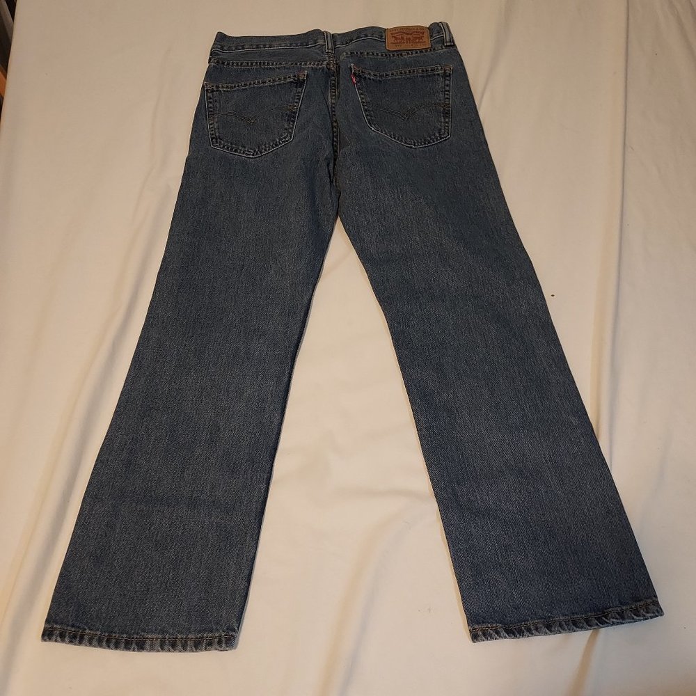Levi Strauss 505 Jeans Mens 34 x 30 Regular Fit Blue